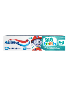 Pasta de dinti pentru copii, Big Teeth, 6-8 ani, 50 ml, Aquafresh