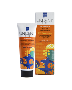 Pasta de dinti cu fluor 1000 ppm pentru copii Kids, 50 ml, Unident 