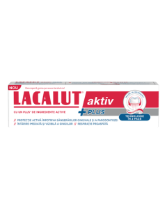 Pasta de dinti Lacalut Aktiv Plus, 75ml, Zdrovit