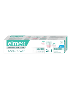 Pasta de dinti Sensitive Clinical Expert Instant Care, 75 ml, Elmex