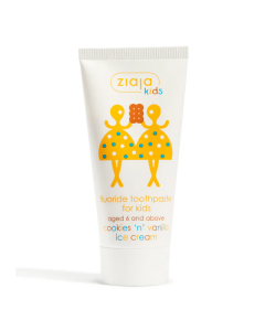 Pasta de dinti cu aroma de prajituri si inghetata, + 6 ani, 50 ml, Ziaja