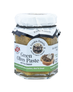 Pasta de masline verzi cu Feta, fara gluten, 170 g, Lyrakis