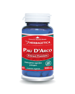 Pau D'Arco, 60 capsule, Herbagetica