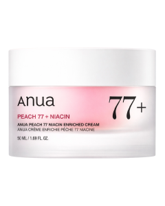 Crema de fata Peach 77 Niacin Enriched, 50 ml, Anua