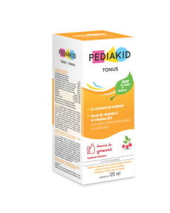 Sirop cu gust de zmeura Tonus, 125 ml, Pediakid
