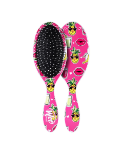 Perie de par mini Happy Hair Smiley Pineapple, Wet Brush 