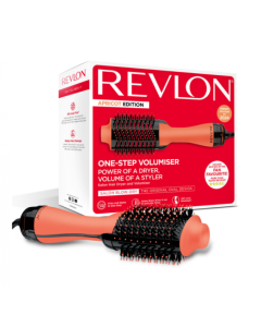 Perie electrica fixa REVLON One-Step Hair Dryer & Volumiser, RVDR5222AE, pentru par mediu si lung, Apricot