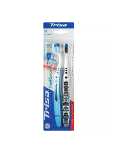 Periute de dinti Feel Good Smart Clean Duo Medium, Trisa