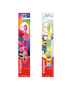 Periuta de dinti pentru copii Smiles, 2-6 ani, diverse culori, 1 bucata, Colgate 