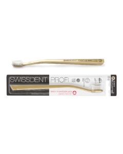 Periuta de dinti, Whitening Classic, aurie, Swissdent 