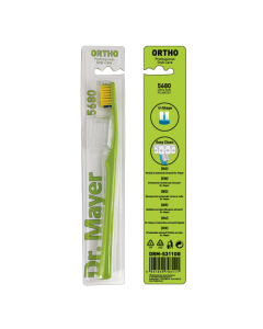 Periuta ortodontica Ultrasoft 5680, Verde, DRM-S311OG, 1 bucata, Dr. Mayer