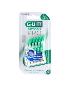 Periute interdentare Ultra Soft Picks PRO, L, 30 bucati, Sunstar Gum