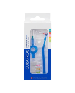 Curaprox DENT periuta interdentara Prime set asortat  plus + maner 
