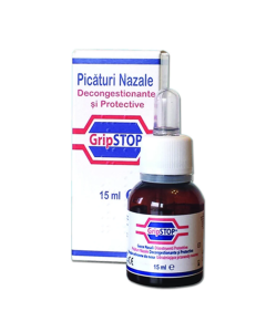 Picaturi nazale GripStop, 15 ml, Plantamed