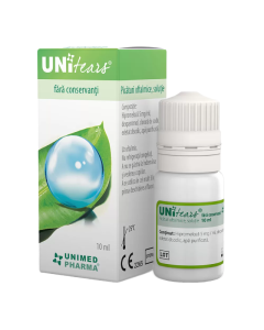 UniTears fara conservanti 5 mg / ml x 10 ml sol. pic. oft.