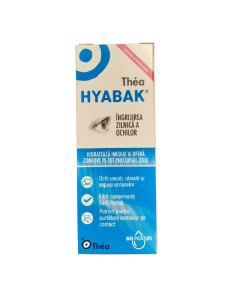 Hyabak colir 0.15% solutie lentile contact, 10ml