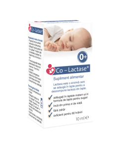 Co-Lactase picaturi pentru sugari, 10 ml