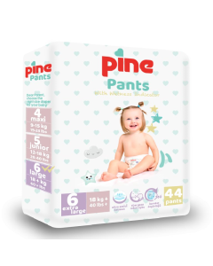 Scutece tip chilot Pants, 6 Extra Large, +18 kg, 44 bucati, Pine 