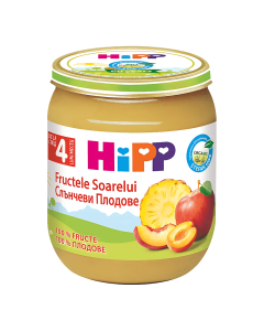 Hipp Piure fructele soarelui, +4luni, 125g