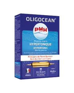 Plasma marina Hipertonica, Metoda Quinton, 30 fiole*10ml, Oligocean