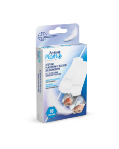Plasturi adezivi silicon, 10 bucati, ActivePlast