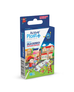 Plasturi pentru copii, 16 bucati, ActivePlast 