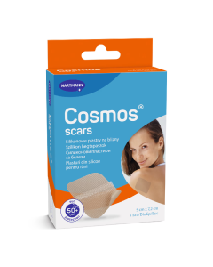 Plasturi siliconici pentru cicatrici Cosmos Scars, 7.2*5 cm, 5 bucati, Hartmann