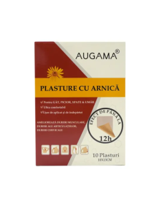 Plasturi cu arnica Augama, 10x15 cm, 10 bucati
