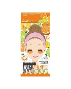 Plasturi de hidrogel revigoranti si iluminatori cu vitamina C, 5 perechi, Look At Me
