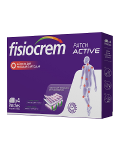 Plasturi Fisiocrem Active Patch, 4 bucati, Uriach