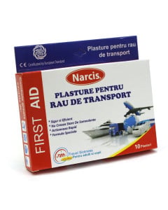 Plasturi pentru rau de transport