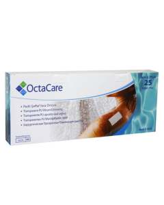 Plasturi sterili film, rezistenti la apa, 9x25 cm, 25 bucati, OctaCare