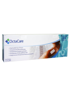 Plasturi sterili film, rezistenti la apa, 9x15 cm, 25 bucati, OctaCare