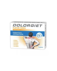 Plasturi termici Dolorgiet, 10 bucati, Zdrovit