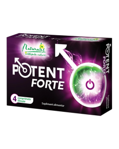 Potent Forte, 4 comprimate, Naturalis