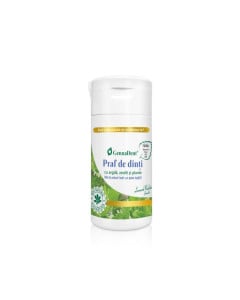 Praf de dinti 100% natural cu argila, plante si zeolit GennaDent, 75 g, VivaNatura