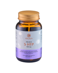Premium 5-HTP, 100 mg, 60 capsule, Aronia Charlottenburg