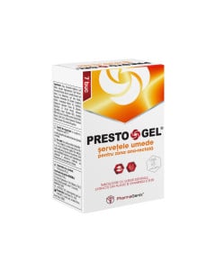 Servetele umede PrestoGel®, 7 bucati, PharmaGenix®