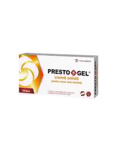 Supozitoare PrestoGel®, 10 bucati, PharmaGenix®