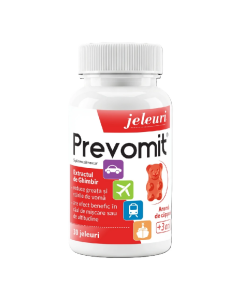 Jeleuri cu aroma de capsuni Prevomit 3 ani+, 30 bucati, Zdrovit