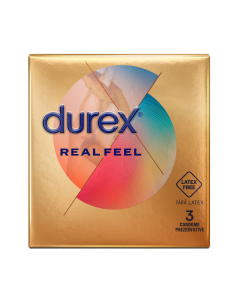 Prezervative Real Feel, 3 bucati, Durex