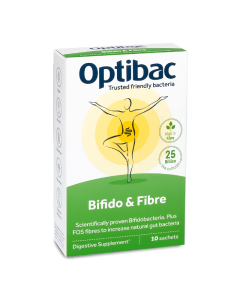 Probiotic cu Bifidobacterii si Fibre, 10 plicuri, OptiBac