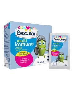 Probiotice Multi Immuno Kids, 14 plicuri, Becutan