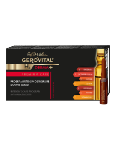 Gerovital H3 Derma+ Premium Care, Program intensiv de ingrijire, fiole 7*2ml