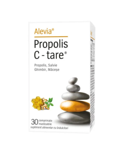 Alevia Propolis C-Tare Natural, 30 comprimate