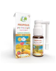 Propolis pentru copii 20 ml, spray gat, Justin pharma