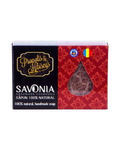 Sapun Natural Propolis si Hibiscus, 90g, Savonia