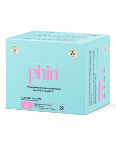 Prosoape faciale de unica folosinta Glow XL, 50 bucati, Phin