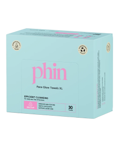 Prosoape faciale de unica folosinta Glow XL, 30 bucati, Phin