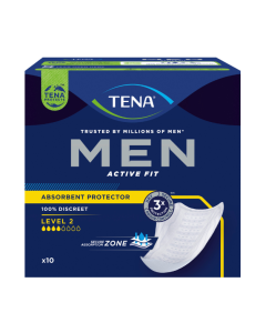 Protectie absorbanta barbati, TENA Men Level 2, 10 bucati